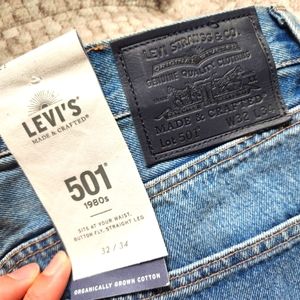 Levi's Made and Crafted LMC 32/34 men 501 straight selvedge denim